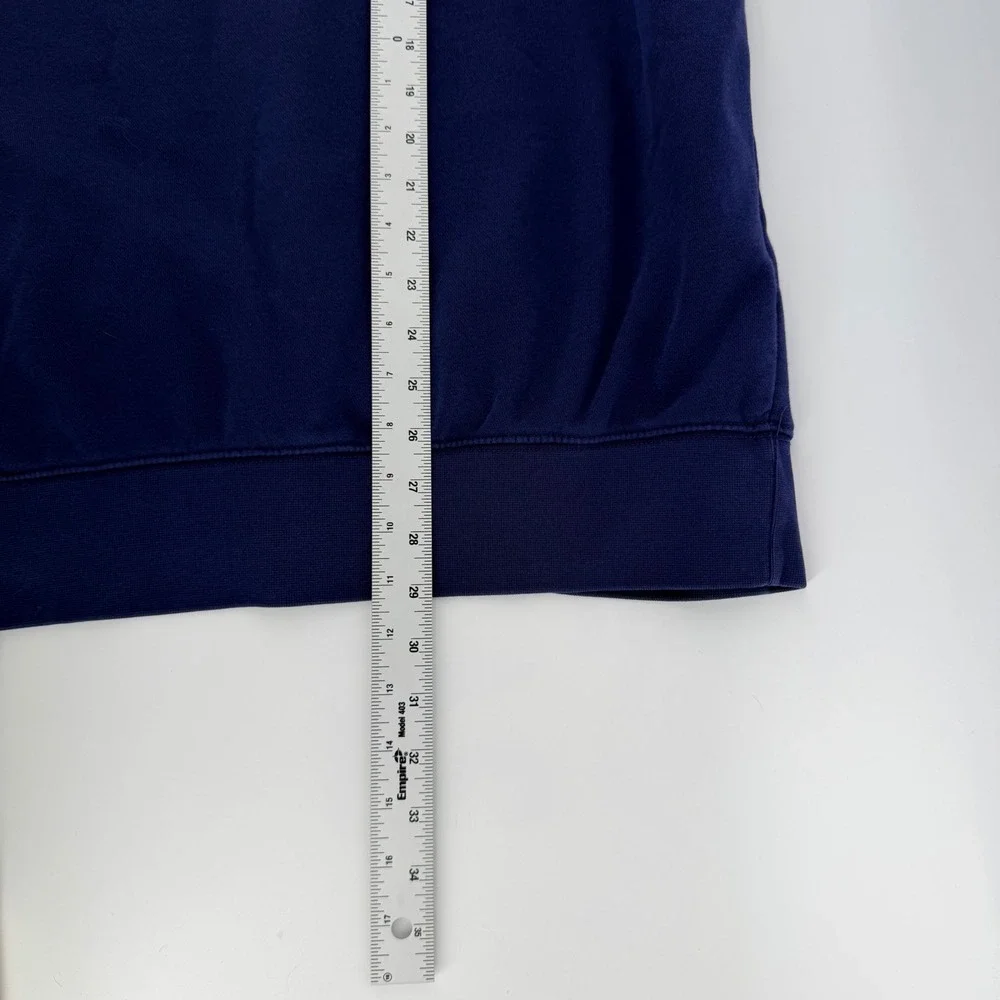 Nike Center Swoosh Fleece Hoodie Oversized Pullover DJ7668-410 XXL Navy Blue